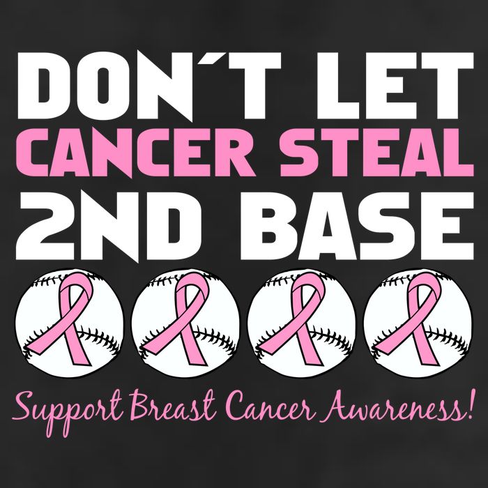Don't Let Breast Cancer Steal Second 2nd Base Adult Drive Performance Visor