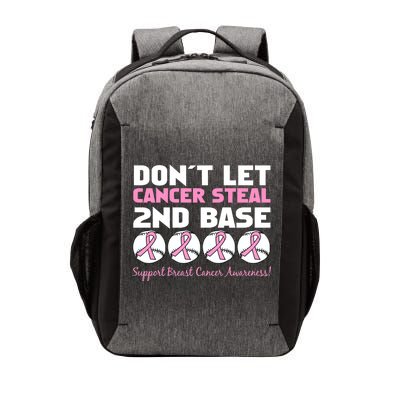 Don't Let Breast Cancer Steal Second 2nd Base Vector Backpack