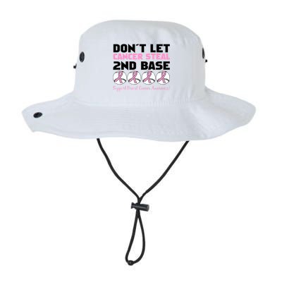 Don't Let Breast Cancer Steal Second 2nd Base Legacy Cool Fit Booney Bucket Hat