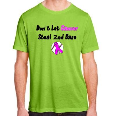 Don't Let Cancer Steal Second Base Adult ChromaSoft Performance T-Shirt