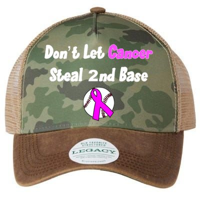 Don't Let Cancer Steal Second Base Legacy Tie Dye Trucker Hat