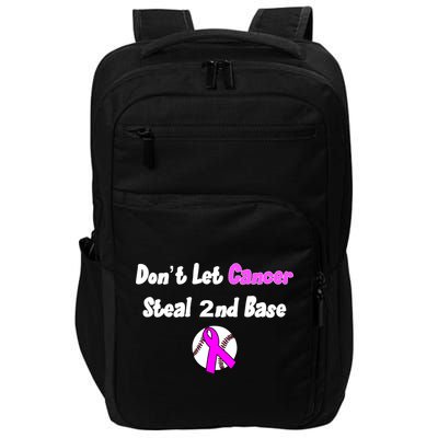 Don't Let Cancer Steal Second Base Impact Tech Backpack