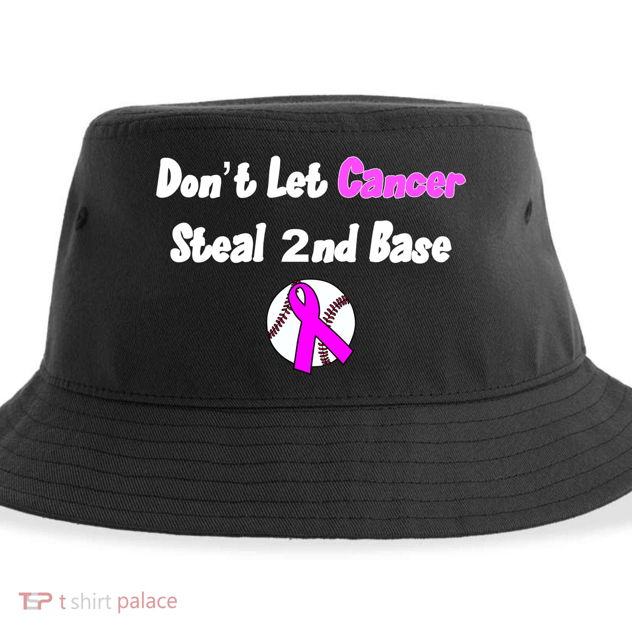 Don't Let Cancer Steal Second Base Sustainable Bucket Hat