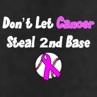 Don't Let Cancer Steal Second Base Adult Drive Performance Visor