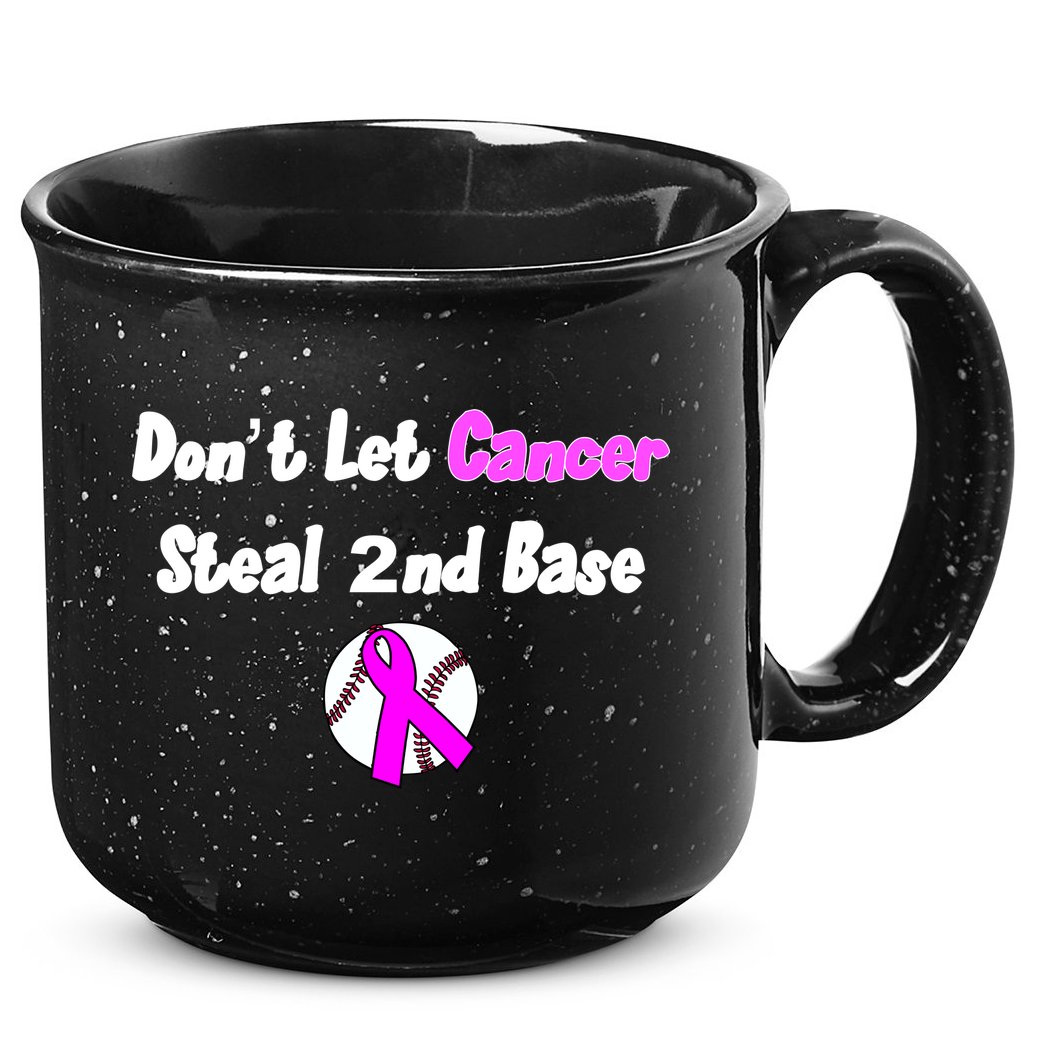 Don't Let Cancer Steal Second Base 15oz Campfire Ceramic Mug