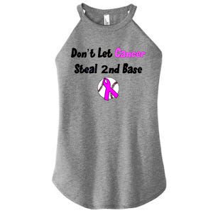 Don't Let Cancer Steal Second Base Women's Perfect Tri Rocker Tank