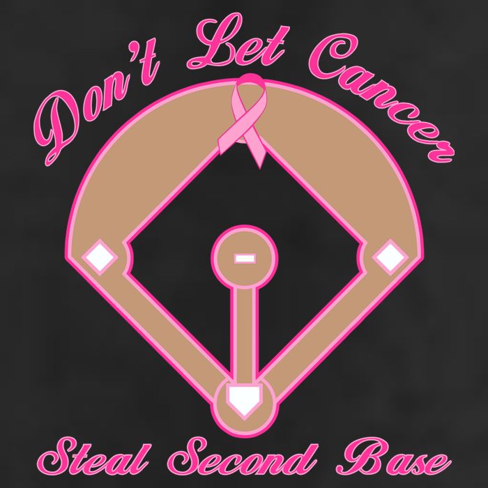 Don't Let Cancer Steal Second Base Diamond Cool Comfort Performance Bucket Hat