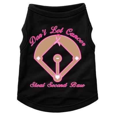 Don't Let Cancer Steal Second Base Diamond Doggie Tank