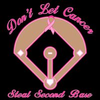 Don't Let Cancer Steal Second Base Diamond Cooling Performance Crew T-Shirt