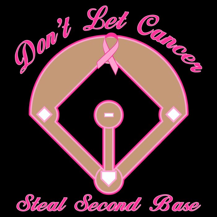 Don't Let Cancer Steal Second Base Diamond Cooling Performance Crew T-Shirt