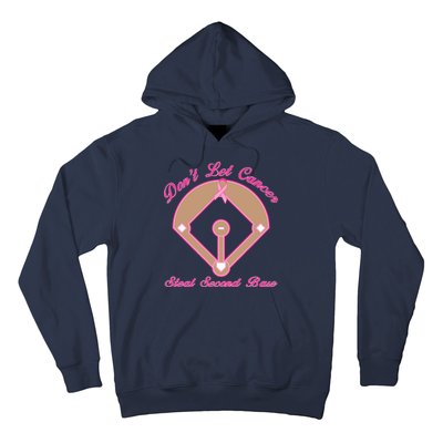 Don't Let Cancer Steal Second Base Diamond Hoodie