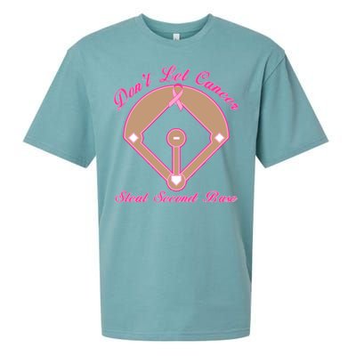 Don't Let Cancer Steal Second Base Diamond Sueded Cloud Jersey T-Shirt