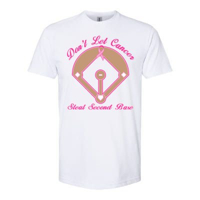 Don't Let Cancer Steal Second Base Diamond Softstyle CVC T-Shirt