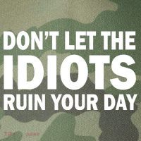 Don't Let the IDIOTS Ruin Your Day Legacy Tie Dye Trucker Hat