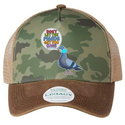 Don't Let the Pigeon Get Too Close Social Distancing Legacy Tie Dye Trucker Hat
