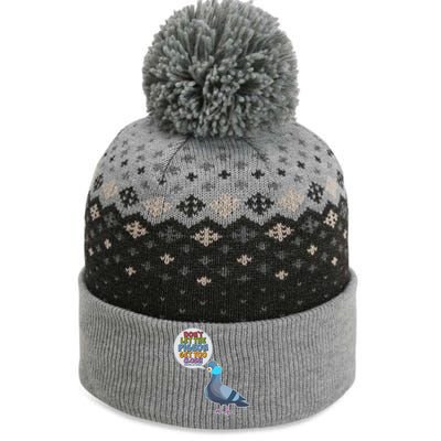 Don't Let the Pigeon Get Too Close Social Distancing The Baniff Cuffed Pom Beanie