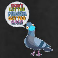 Don't Let the Pigeon Get Too Close Social Distancing Beanie