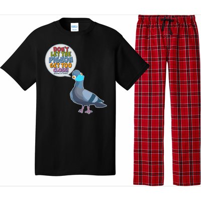 Don't Let the Pigeon Get Too Close Social Distancing Pajama Set