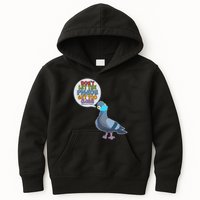 Don't Let the Pigeon Get Too Close Social Distancing Kids Hoodie