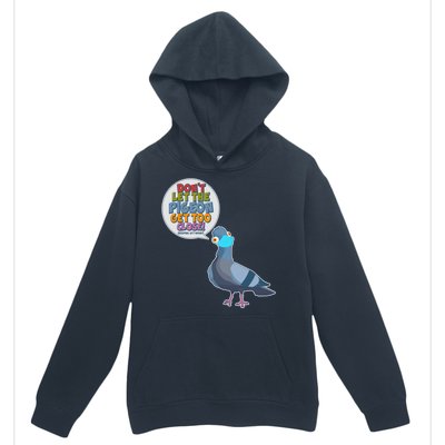 Don't Let the Pigeon Get Too Close Social Distancing Urban Pullover Hoodie