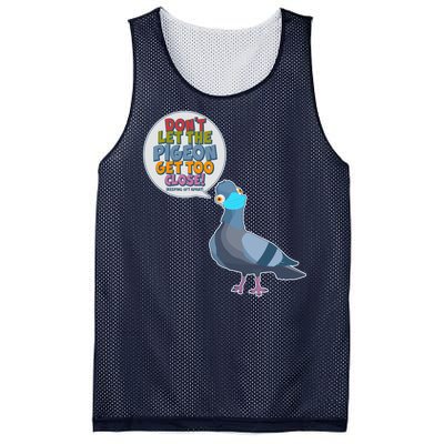 Don't Let the Pigeon Get Too Close Social Distancing Mesh Reversible Basketball Jersey Tank