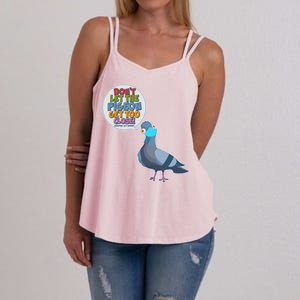 Don't Let the Pigeon Get Too Close Social Distancing Women's Strappy Tank