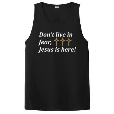 Dont Live In Fear Jesus Is Here PosiCharge Competitor Tank