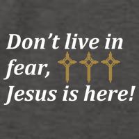 Dont Live In Fear Jesus Is Here Vector Backpack