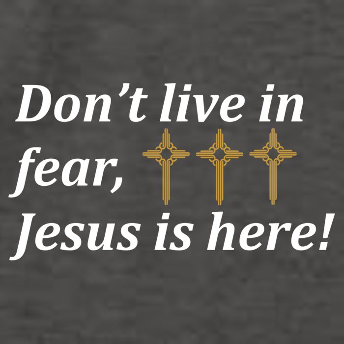 Dont Live In Fear Jesus Is Here Vector Backpack