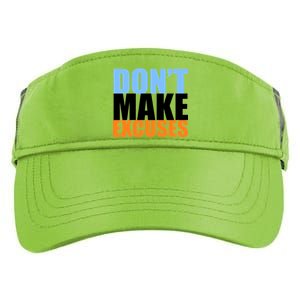 Don't Make Excuses Adult Drive Performance Visor