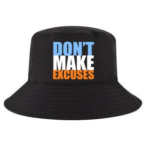 Don't Make Excuses Cool Comfort Performance Bucket Hat