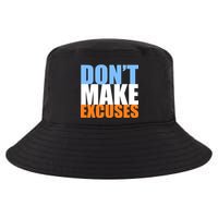 Don't Make Excuses Cool Comfort Performance Bucket Hat