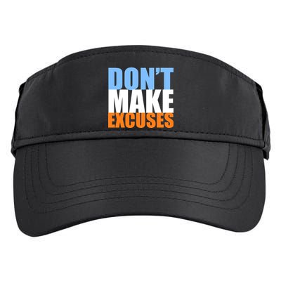 Don't Make Excuses Adult Drive Performance Visor