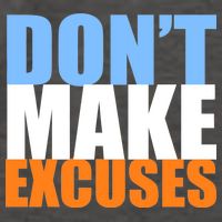 Don't Make Excuses Vector Backpack