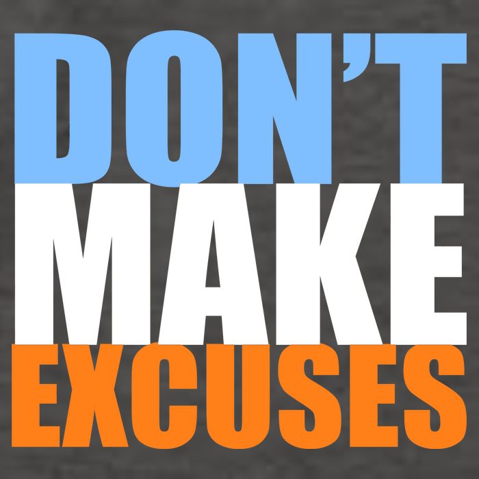 Don't Make Excuses Vector Backpack