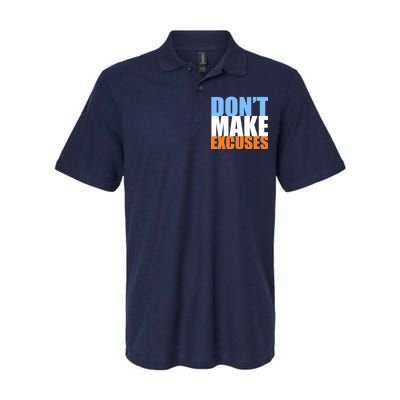 Don't Make Excuses Softstyle Adult Sport Polo