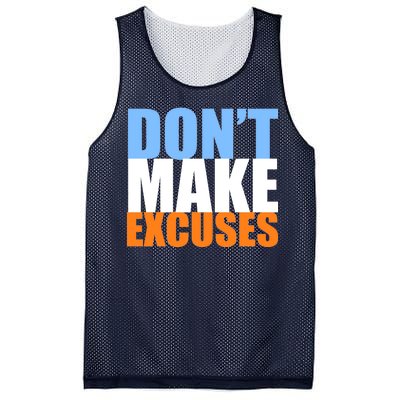 Don't Make Excuses Mesh Reversible Basketball Jersey Tank