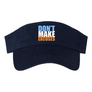 Don't Make Excuses Valucap Bio-Washed Visor