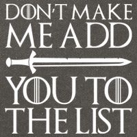 Don't Make Me Add  You To The List Cotton Canvas Backpack