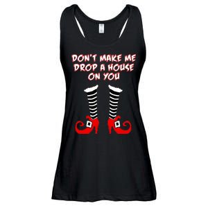 Don't Make Me Drop A House On You Ladies Essential Flowy Tank