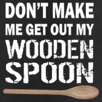 Don't Make Me Get Out My Wooden Spoon 7 Panel Mesh Trucker Snapback Hat