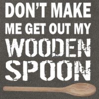Don't Make Me Get Out My Wooden Spoon Cotton Canvas Backpack