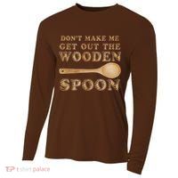 Don't Make Me Get Out the Wooden Spoon Cooling Performance Long Sleeve Crew