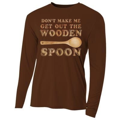 Don't Make Me Get Out the Wooden Spoon Cooling Performance Long Sleeve Crew