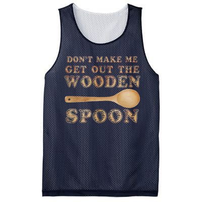 Don't Make Me Get Out the Wooden Spoon Mesh Reversible Basketball Jersey Tank