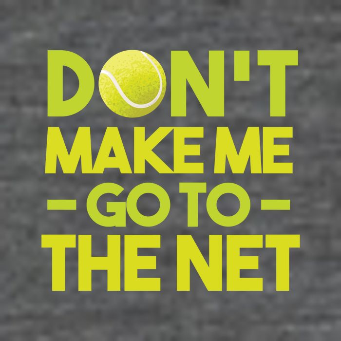 Don't Make Me Go To The Net Flat Bill Trucker Hat