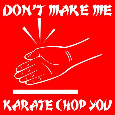 Don't Make Me Karate Chop You T-Shirt