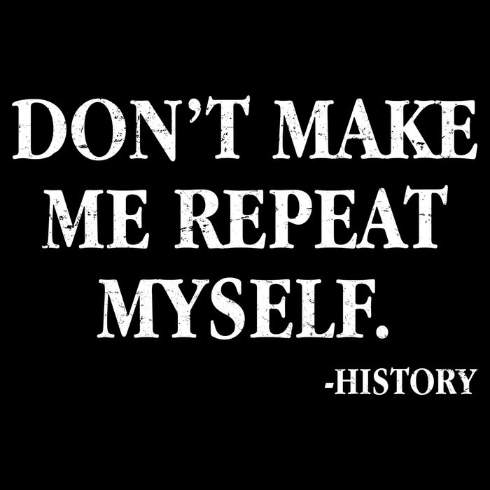 Don't Make Me Repeat Myself History Wool Snapback Cap