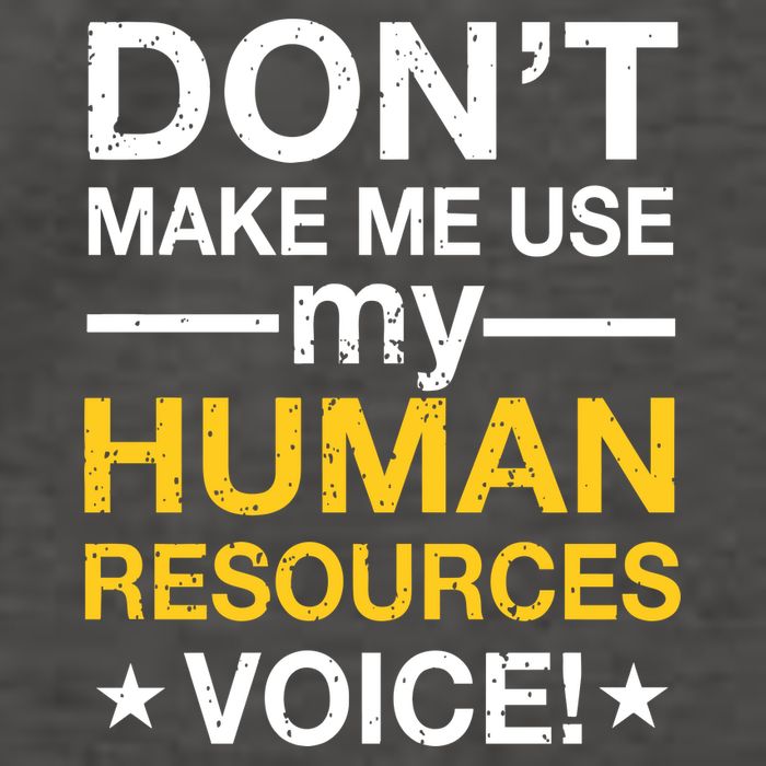 Don't Make Me Use My Human Resources Voice Vector Backpack