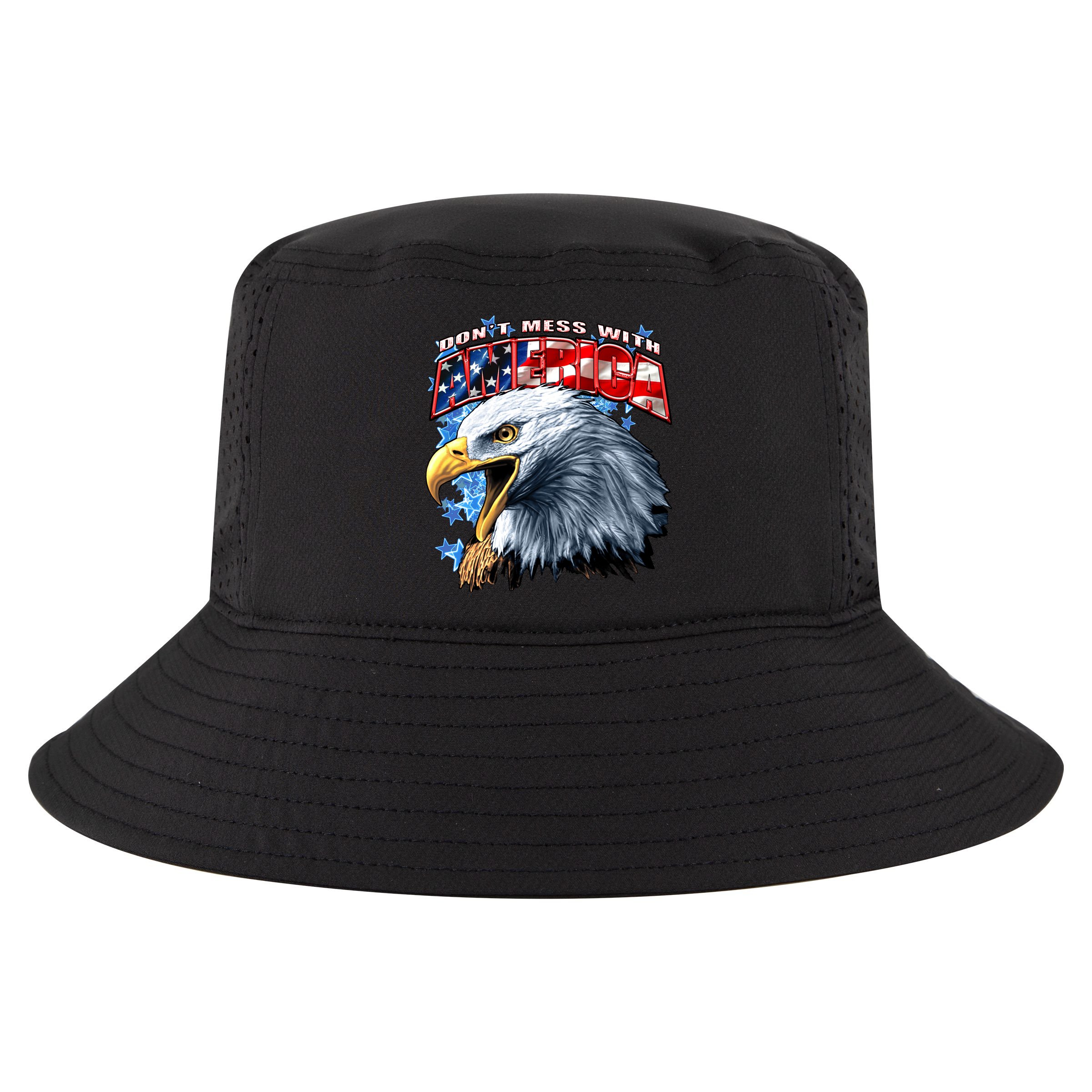 Don't Mess With America Cool Comfort Performance Bucket Hat